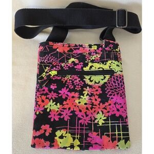 DAKINE Jive Crossbody Bag Black Pink Yellow Colorful Purse Adjustable‎ Strap Zip